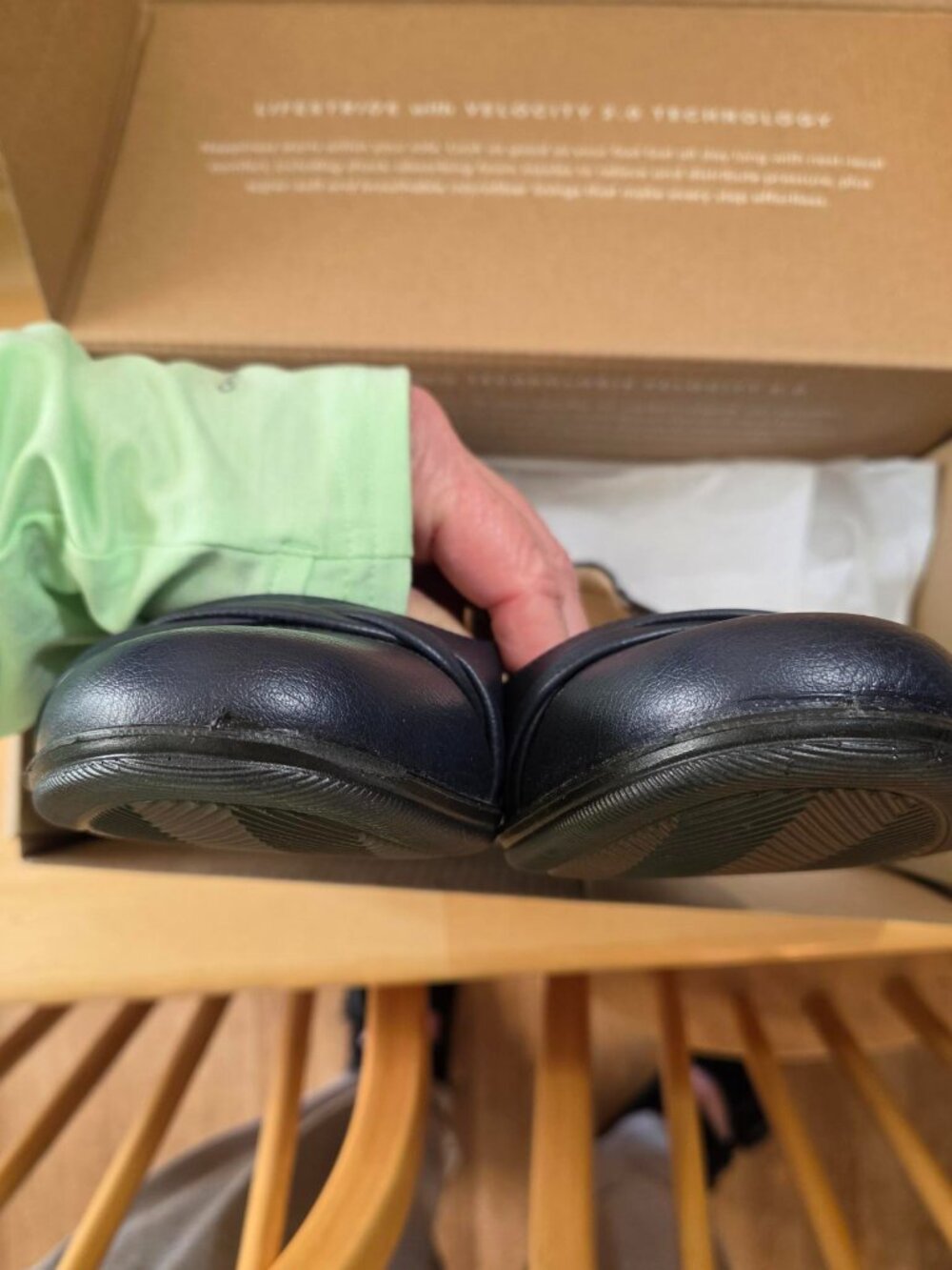 Lifestride Women's Impact, Navy Tumble Shoes - 9.5W - Picture 5 of 9